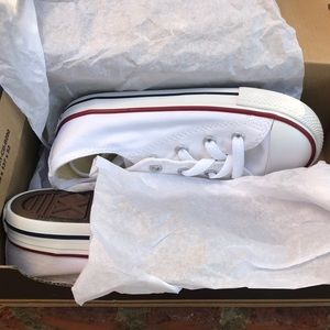 NWT Converse sneakers - Optical White